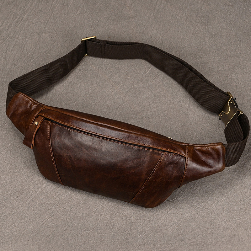 Saddle Bag Leather - Erkek Deri Göğüs Çanta Crossbody Omuz