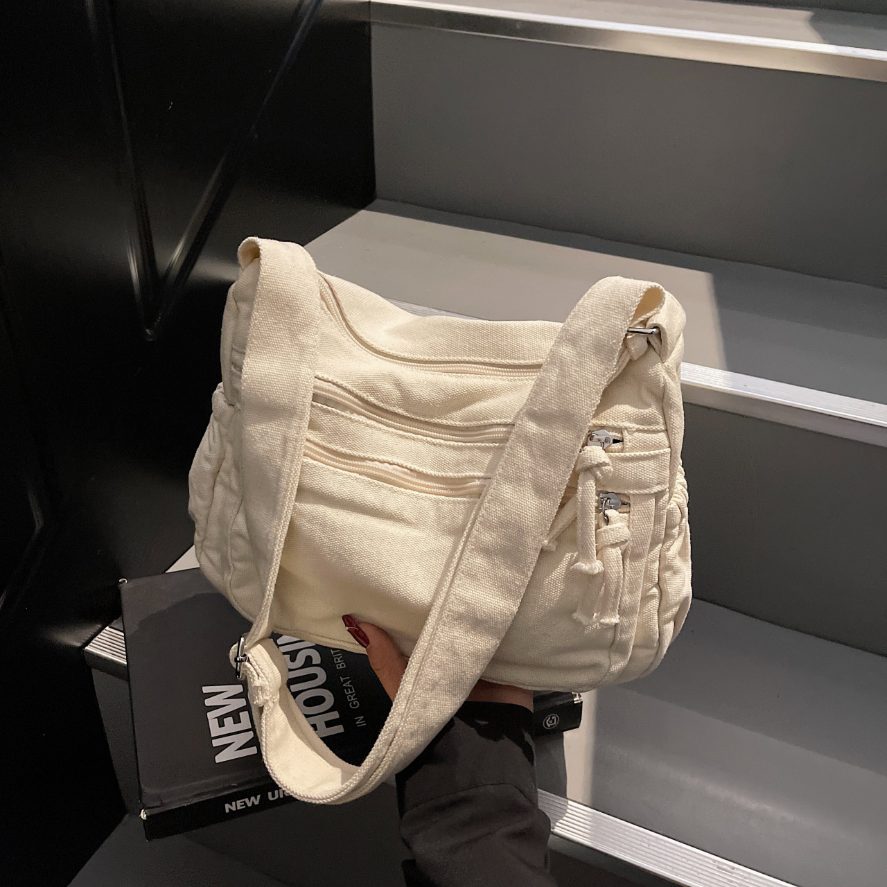 Women'S Kipling Bags - Yeni Moda Basit Kanvas Çanta Kore