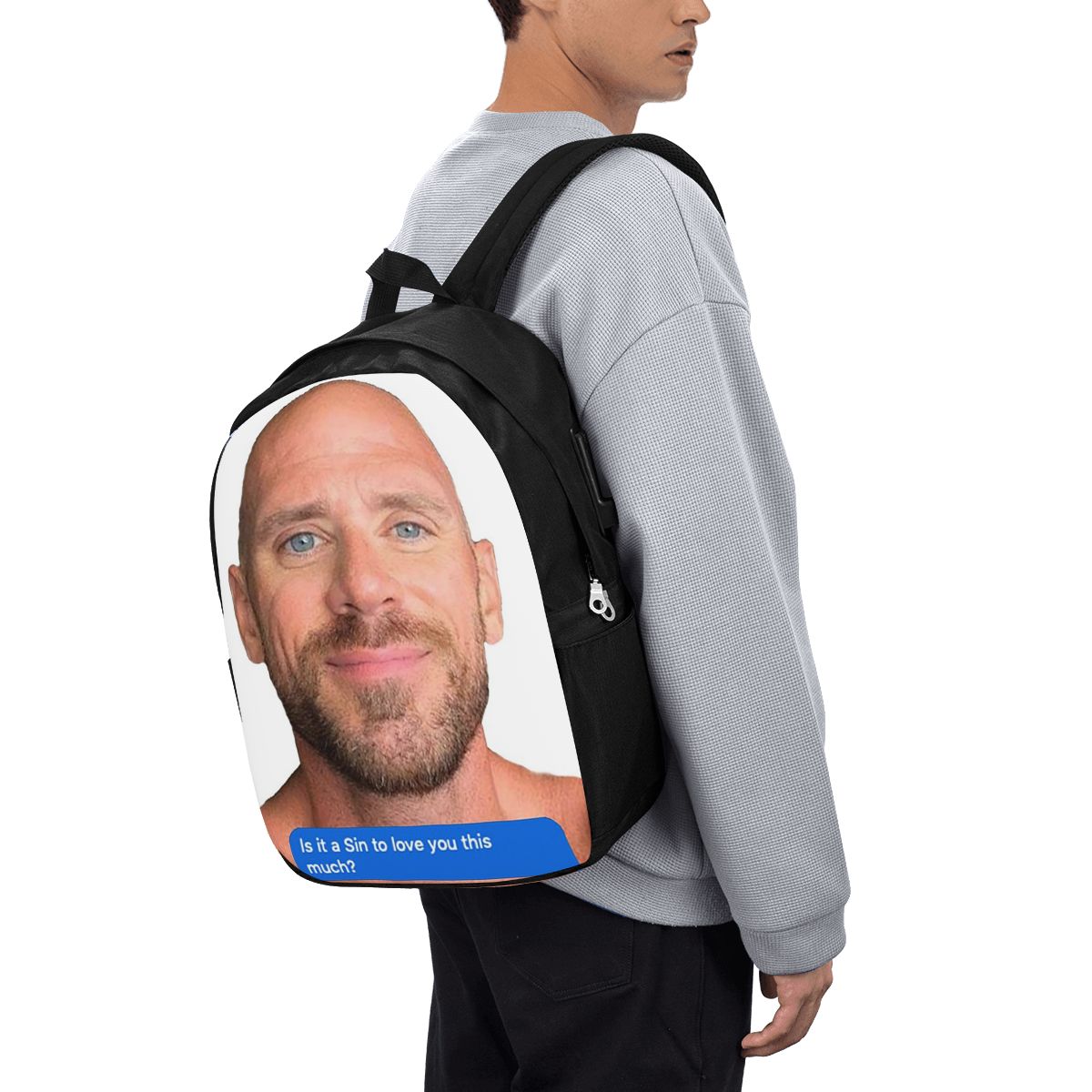 Women Bags For Women - Johnny Sins Flirty Text Bubble Sırt