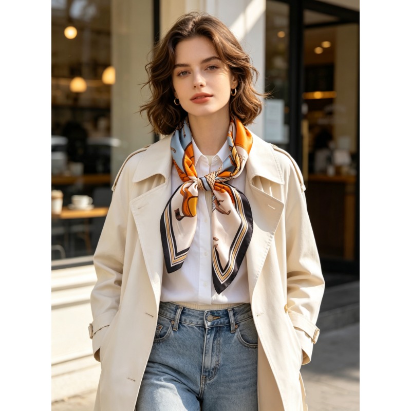 Women'S Retro Bags - Lüks % 100% dut ipek kare