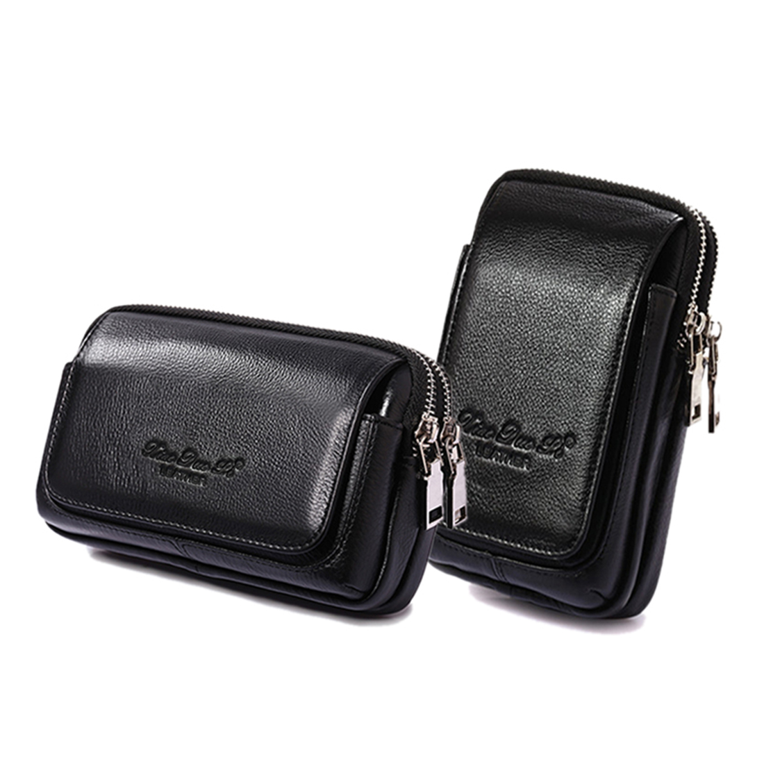 Saddle Bag Leather - Erkekler Hakiki Deri Bel fanny paketi