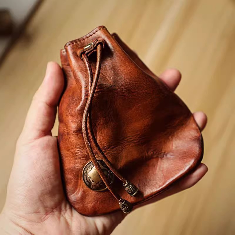 Women Bags Handmade - Japon Tarzı Hakiki Yumuşak Deri Cüzdan