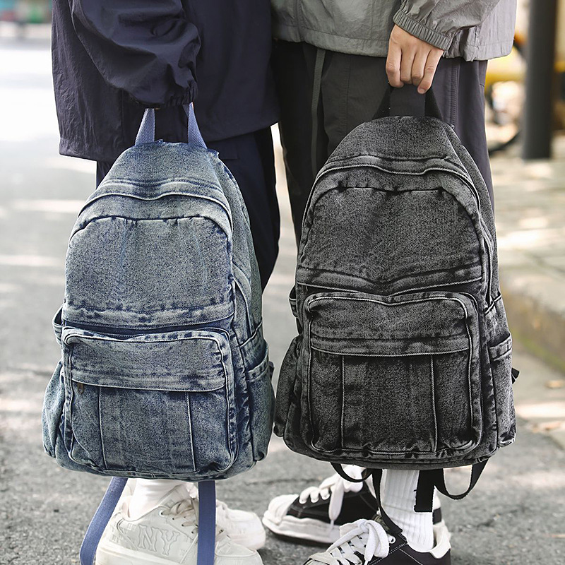 Retro denim sırt çantası büyük - Women'S Kipling Bags incelemesi ve fiyatı