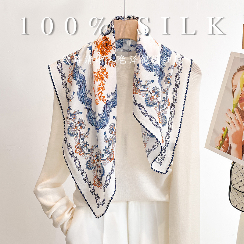 Lüks % 100% dut ipek kare eşar - Women'S Retro Bags incelemesi ve fiyatı
