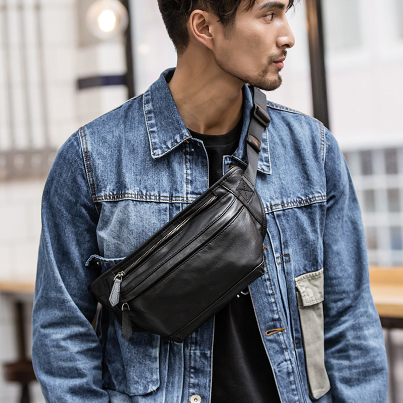 Yeni moda erkek hakiki deri be - Saddle Bag Leather incelemesi ve fiyatı