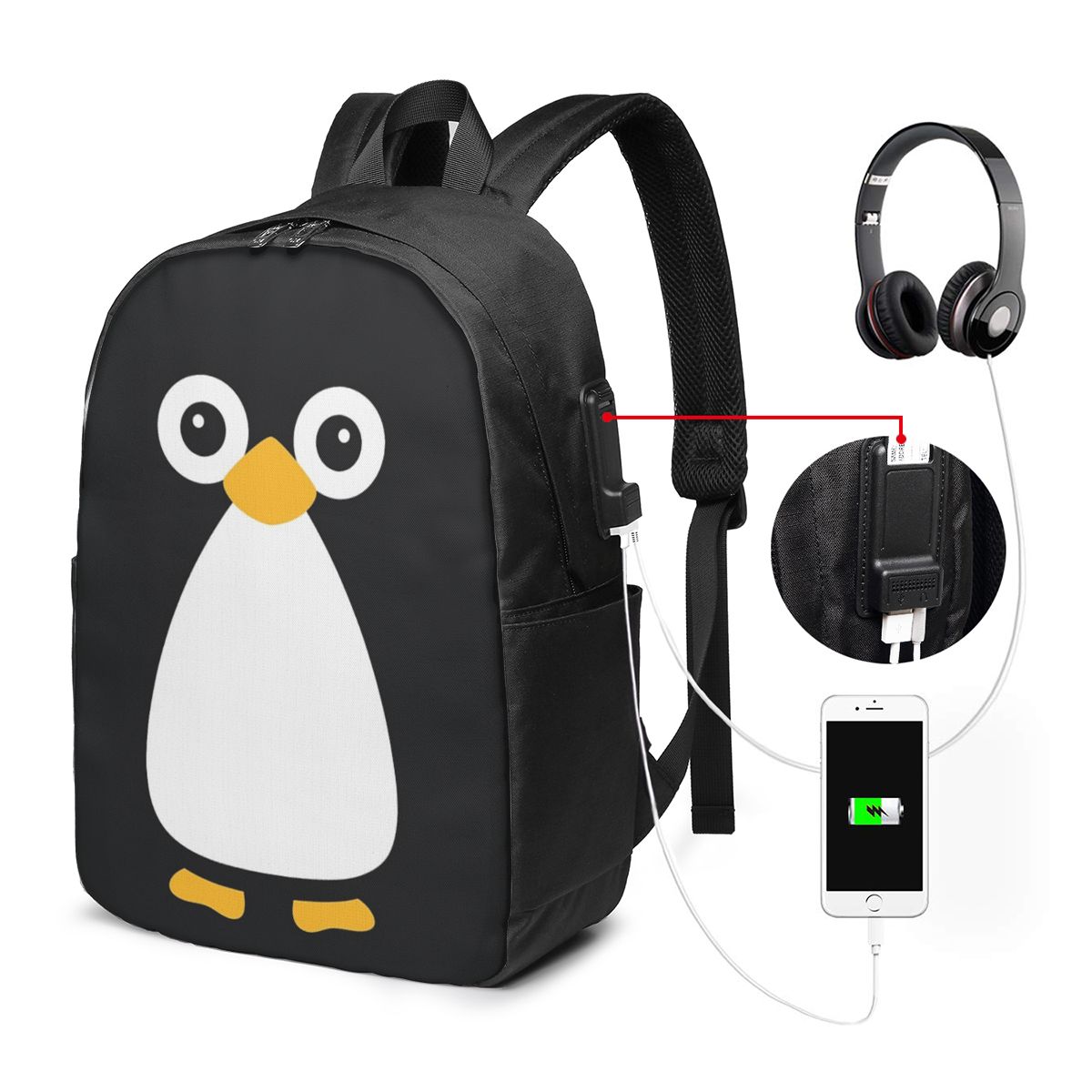 Sevimli Vektör Penguen Sırt Ça - Women Bags For Women incelemesi ve fiyatı